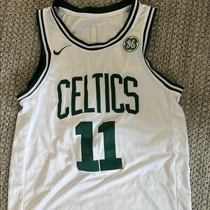 Nike Celtics White and Green Jersey